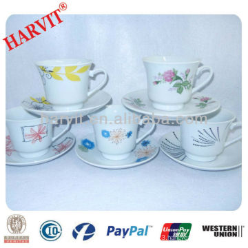 flower decoration / decorative coffee tea cup